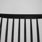 1960s Varjosen Puunjalostus Beech Rocking Chair, Finland