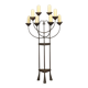 Candélabre de sol unique, forgé à la main, Pays-Bas, vers 1925-1938
