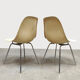 Vintage Herman Miller Fiberglass DSX dining chairs Charles & Ray Eames