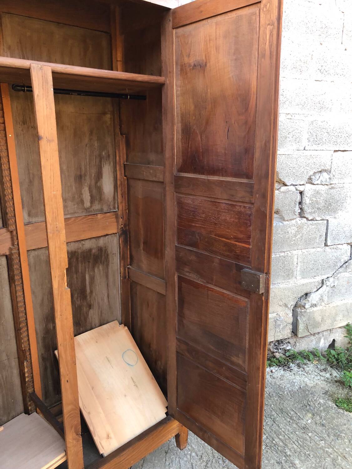 Vintage cabinet from the René Gabriel style reconstruction period