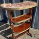 Coffee table, kidney-shaped, side table, marble top