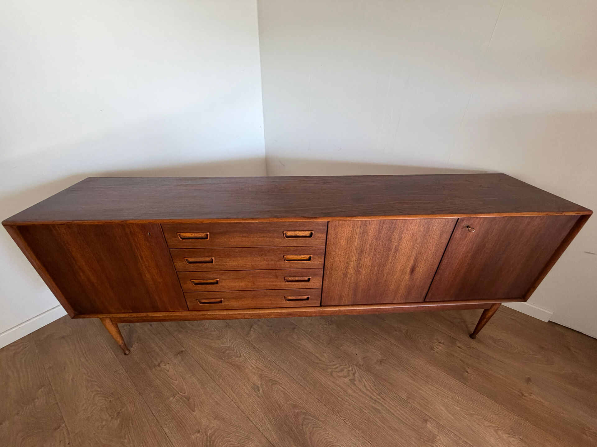 Superb Scandinavian teak sideboard from the 1960s.