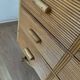 3-drawer rattan/bamboo chest of drawers attributed to Adrien Audoux and Frida Minnet. Circa 1950