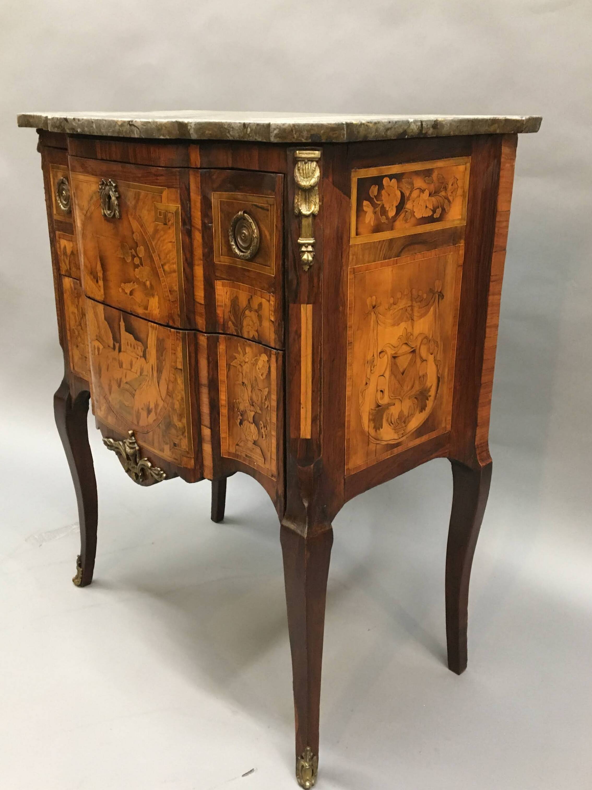 French Small Chest Of Drawers