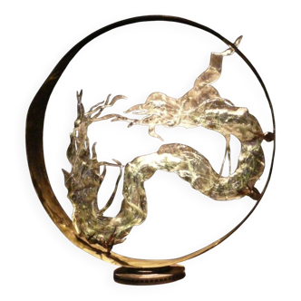 Glass sculpture, Turbulences by Carolyn Rogers