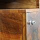 Pair of Art Deco walnut bedside tables from the 1930s.