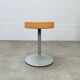 Orange tulip foot stool from the 80s, vintage