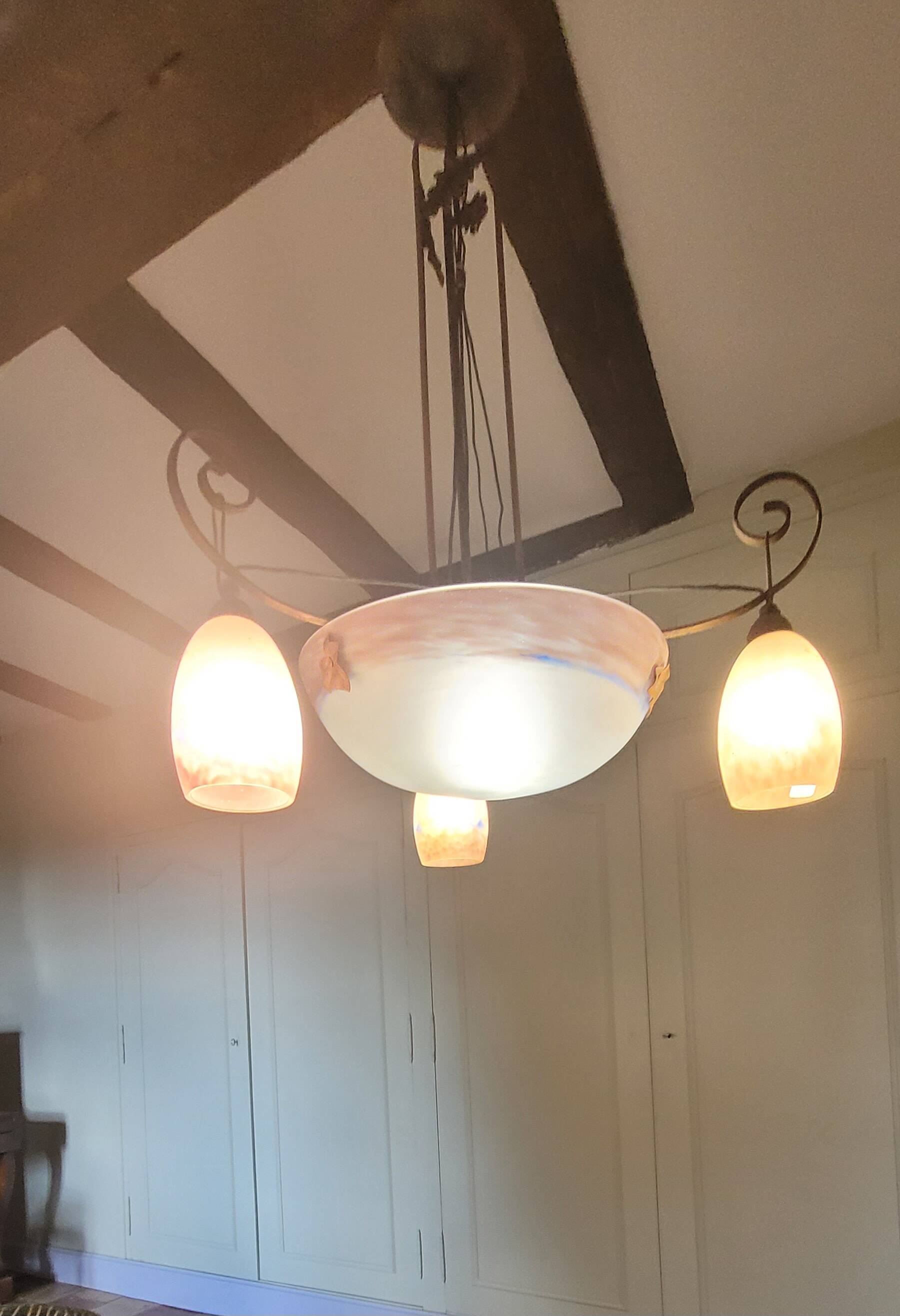 suspension Croismare 4 feux