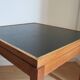 Pair of Mid century Teak and black Top Side Tables 1960s