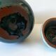 Unusual Vase/Pot/Urn, Glazed Terracotta Ceramic, Red, Signed "DP"