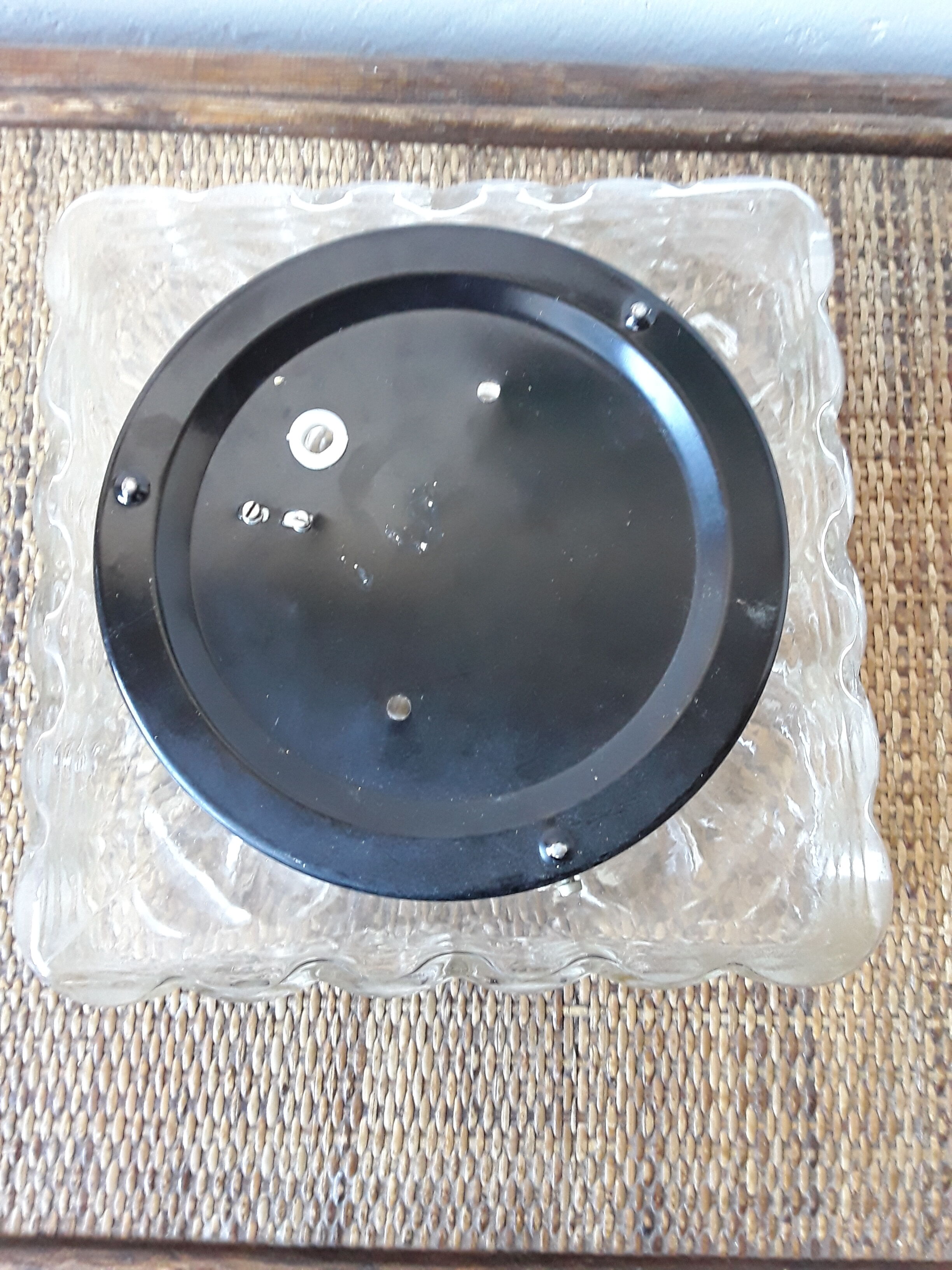 Vintage glass ceiling lamp