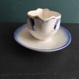 French vintage sauce boat, Digoin Sarreguemines