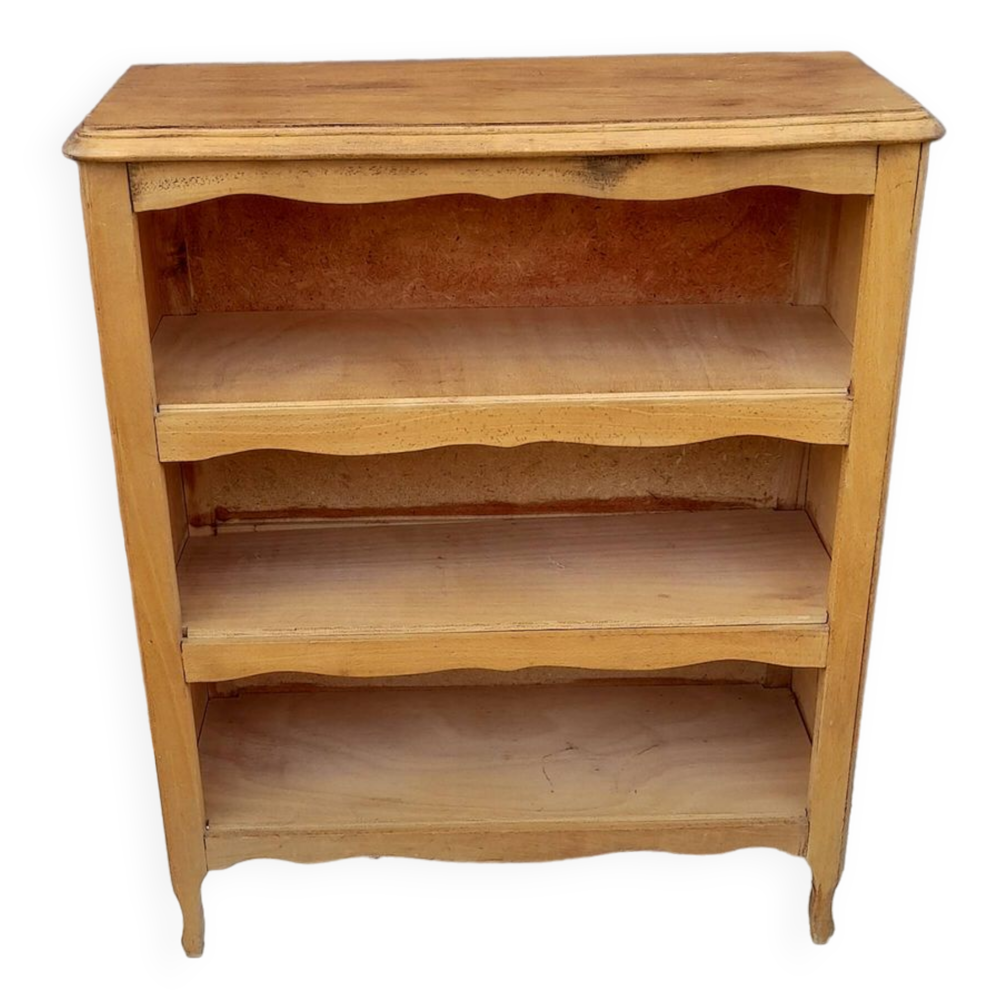 Bibus 3-level wooden bookcase H 93 cm