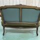 Early 20th century louis XV style bench in walnut