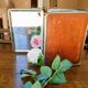 Old barber triptych mirror - 22x51cm