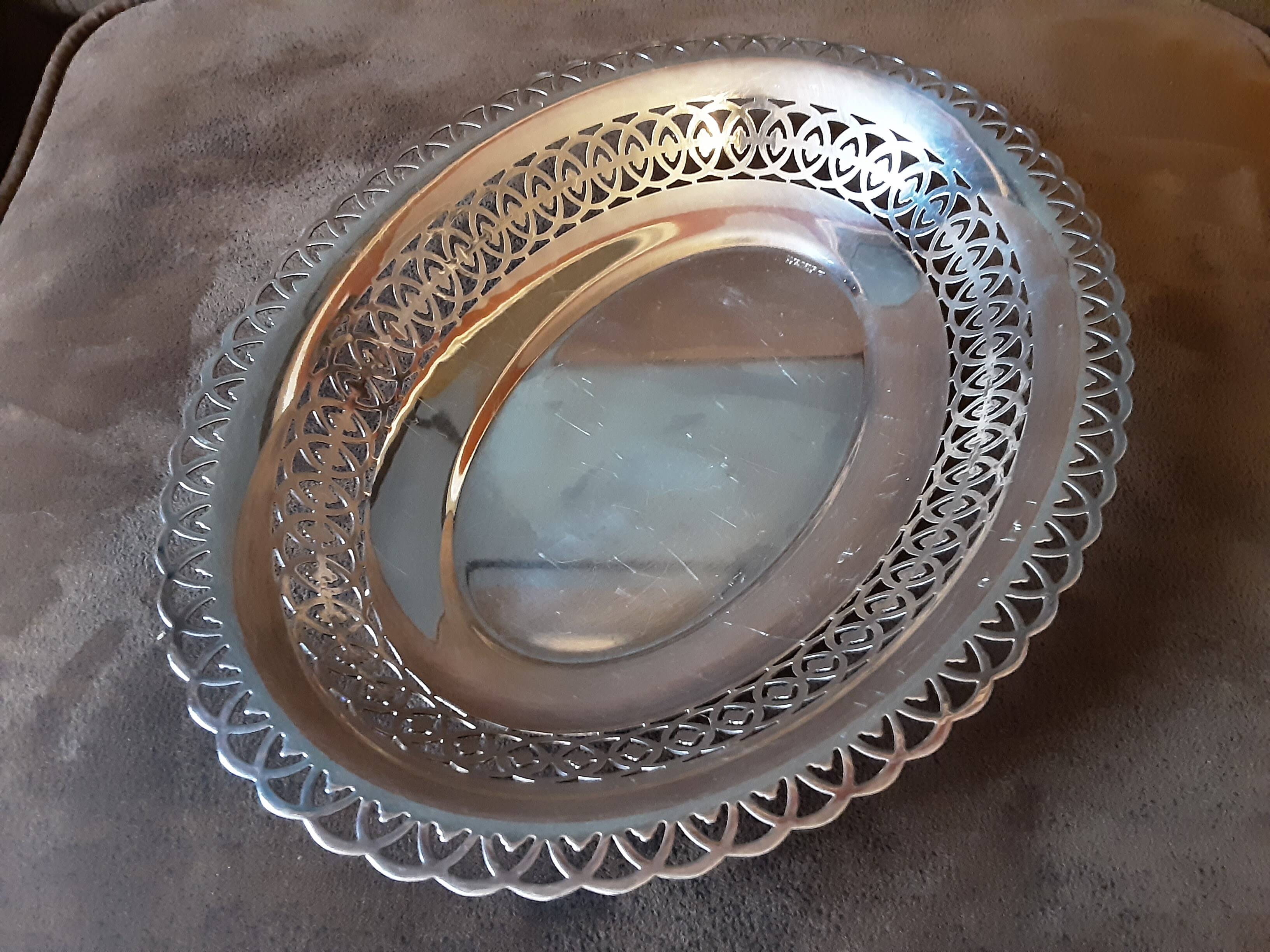 Metal basket, French silversmithing
