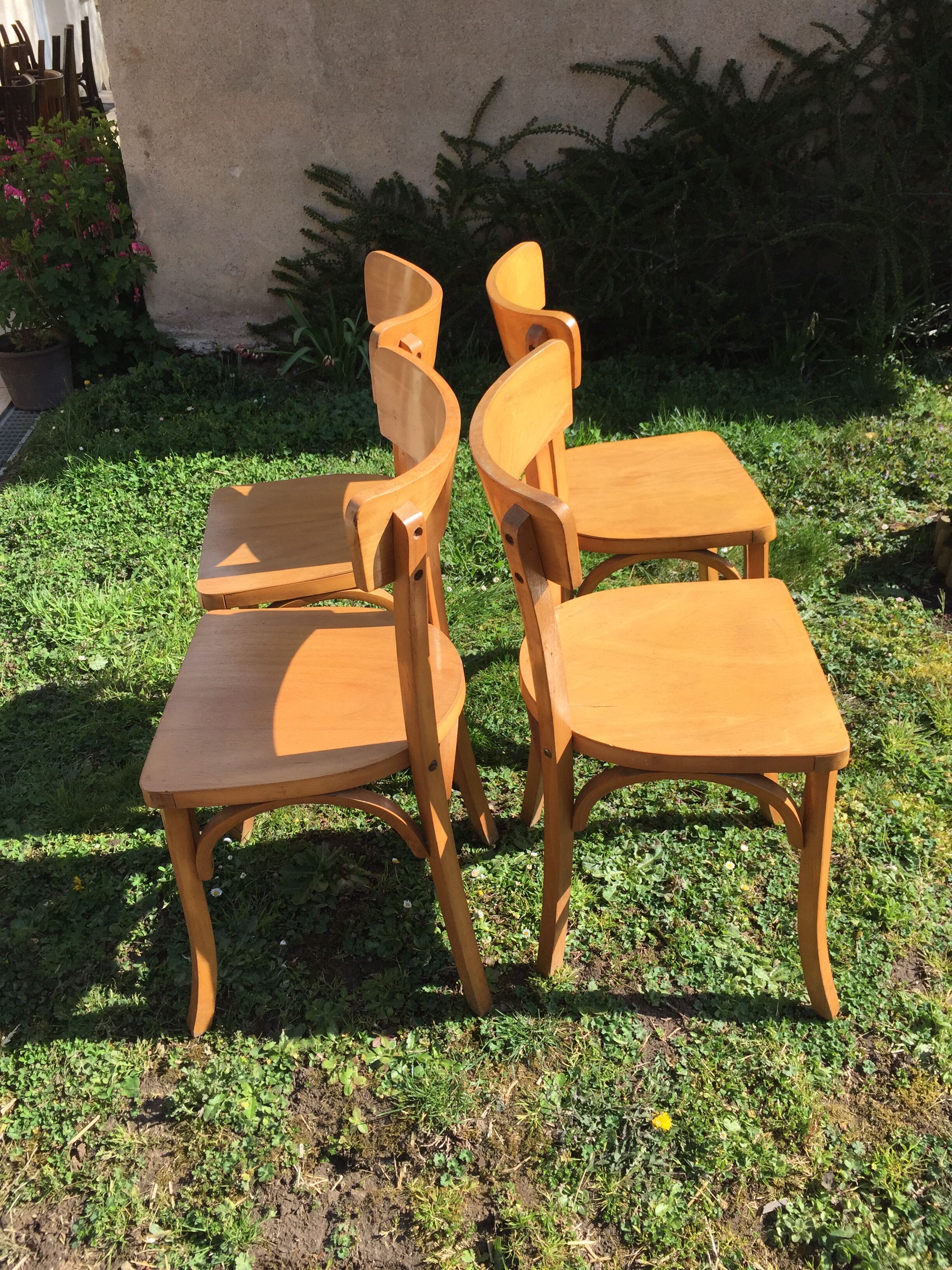 Set de 4 chaises bistrot