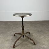Industrial style adjustable workshop stool