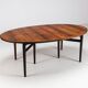 Arne Vodder oval dining table model 212 in rosewood Sibast Denmark 1960