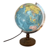 Mappemonde globe terrestre cartes Taride lumineux lampe vintage 1985