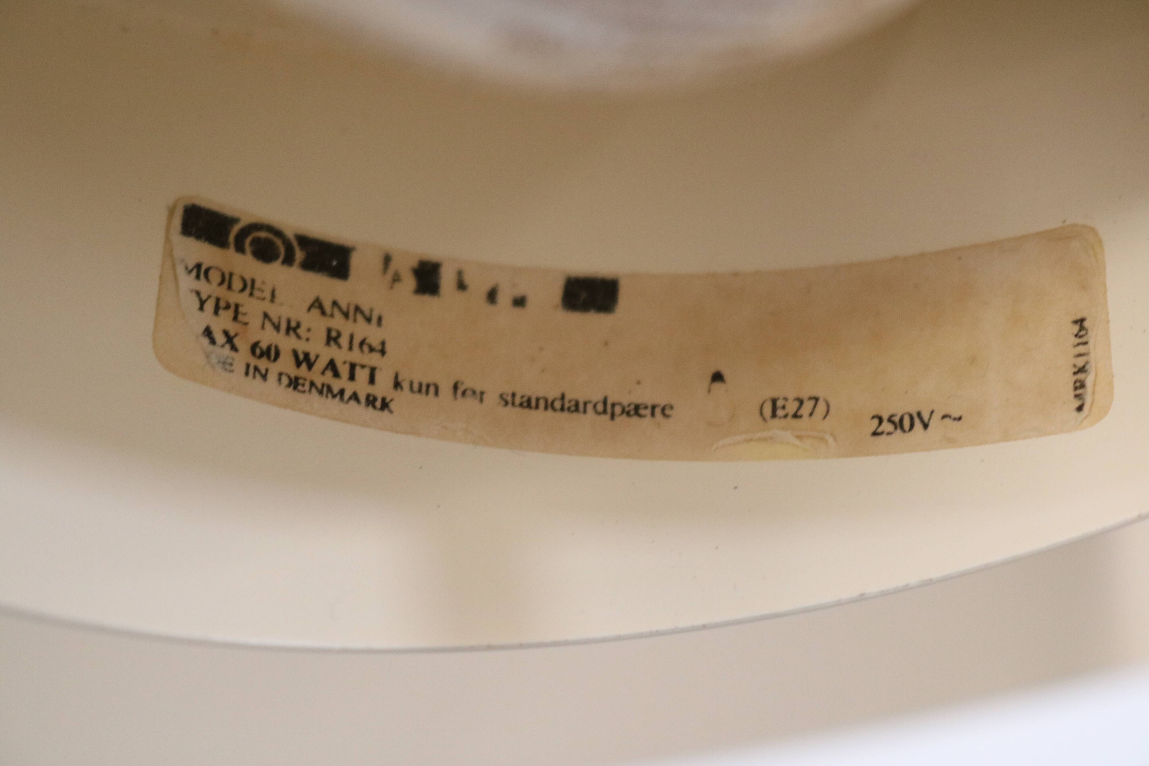 Danish Design Lamp *** Lyfa  *** beige white color *** Denmark 1970