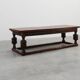 Large 17th‑Century Extendable Oak Dining Table, France
