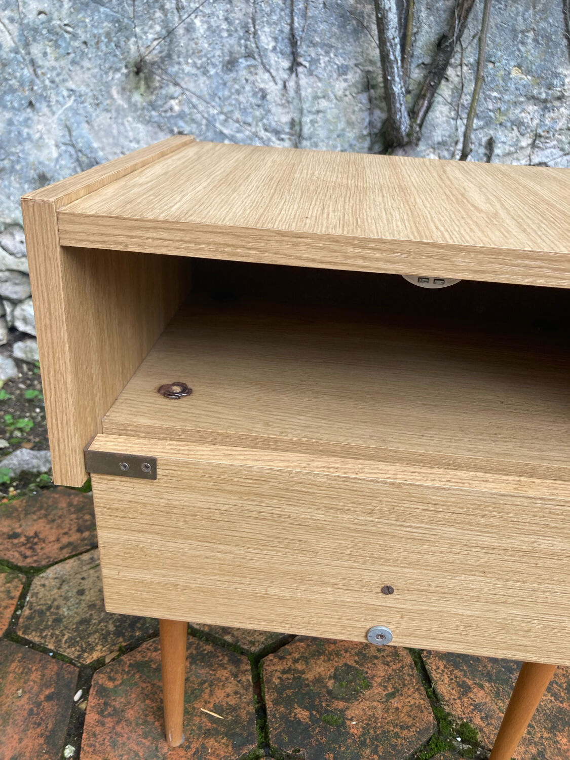 Pair of vintage bedside tables