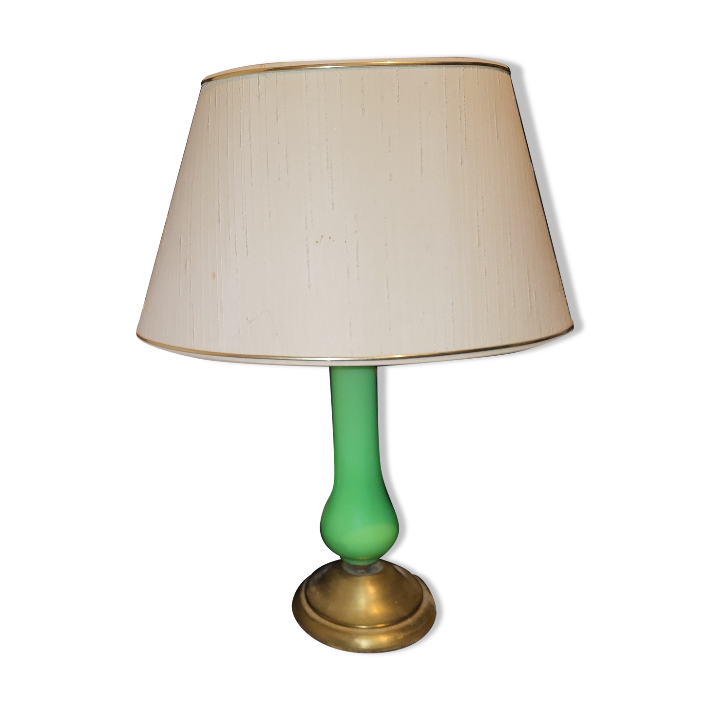 Set of 2 opaline lamps