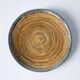 XL circular rattan tray, Italy, 1970s