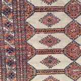 Vintage carpet pakistan drawings bokhara handmade 124x186 cm