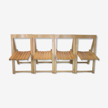 Set of Four Chairs by A. Jacober for Alberto Bazzani, Italy, 1960s