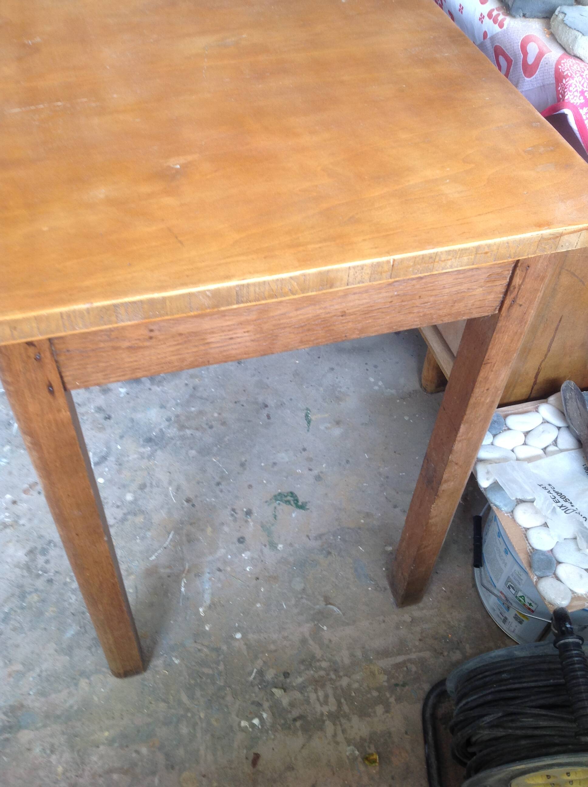 Antique kitchen table