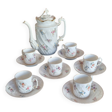 Antique fine porcelain coffee set