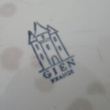 large oval dish in GIEN porcelain