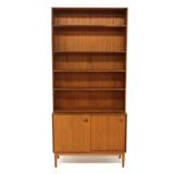 Teak library, Bränntorps, Sweden, 1960