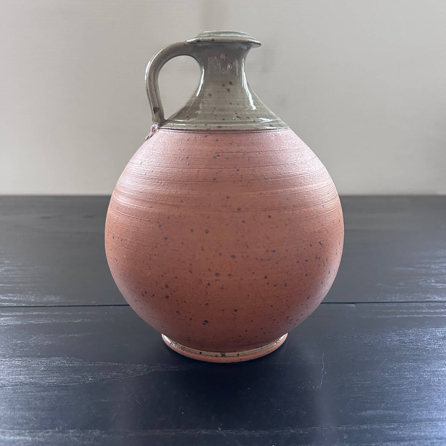 Two-tone stoneware jug