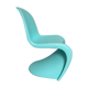 Chaise pour enfant turquoise de Verner Panton, Vitra