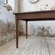 Table de ferme chêne pieds fuseaux 1950