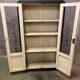 Black patinated vintage library