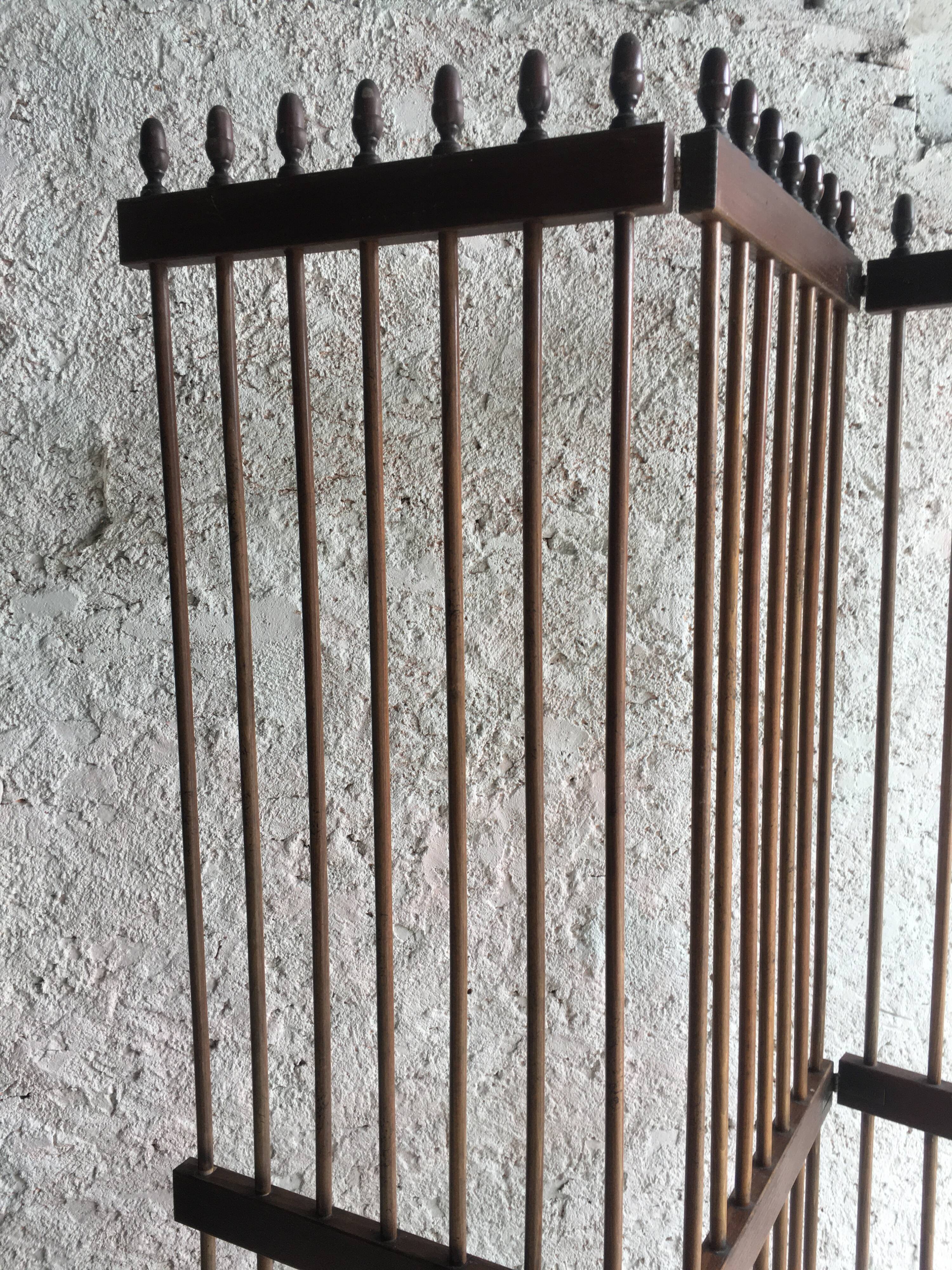 Wooden screen