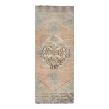 1x3 Oriental Vintage Door Mat Rug, 38x94Cm