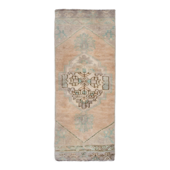 1x3 Oriental Vintage Door Mat Rug, 38x94Cm