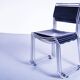Lot de 4 chaises de salle à manger en cuir Giandomenico Belotti pour Alias