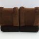 Space Age Italian Velvet Modular Sofa, 1970s