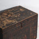 Antique chest painted in pine wood – China, around 1900