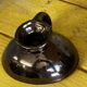 West Germany valet tray - Freeform, iridescent brown and red - 1960s