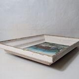 Oil painting, mountain landscape