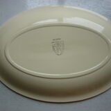 Great old dish yellow earthenware, model "Catherine"