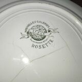 Old plate new galleries s.f.r saint amand and Hamage model Rosette