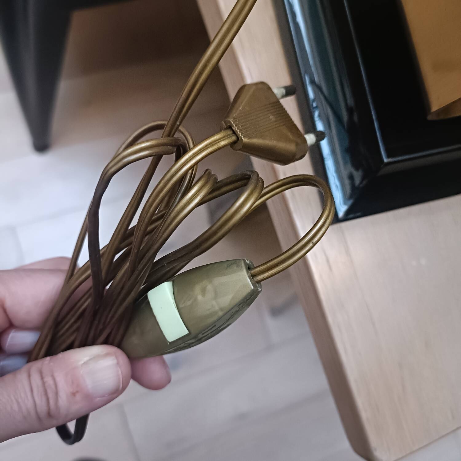 Vintage 70s graphic design lamp